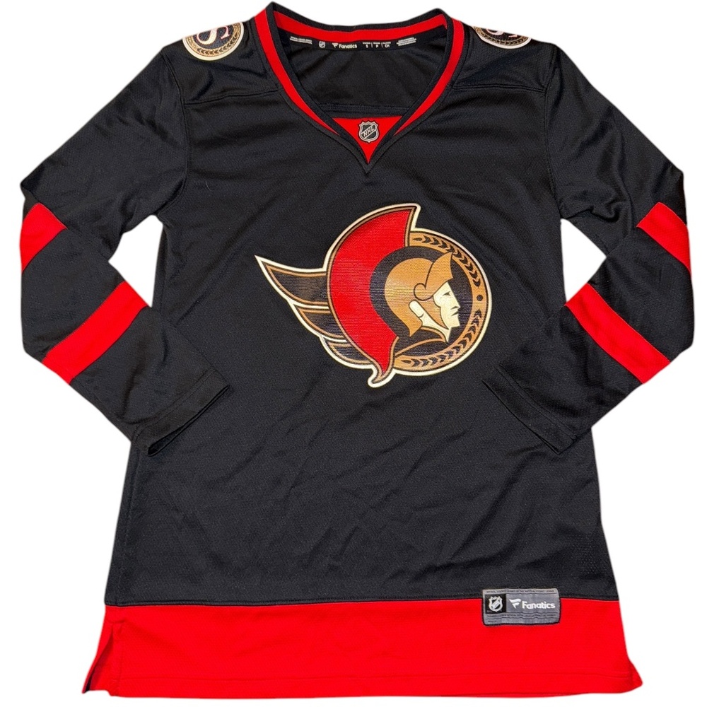 NHL Ottawa Senators Women's Home Breakaway Jersey -‎ Black SMALL